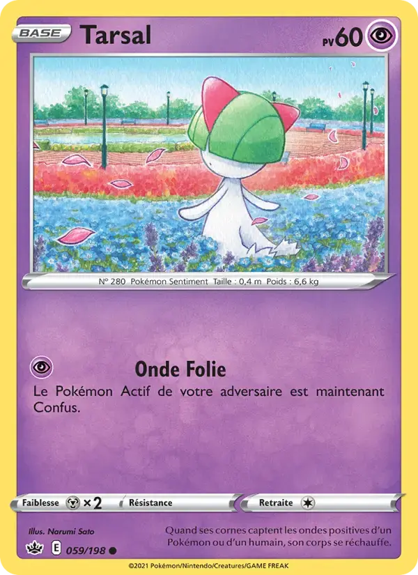 Carte Pokémon Tarsal #59 — Règne de Glace