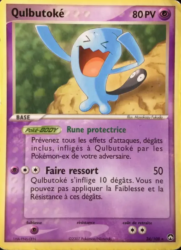 Carte Pokémon Qulbutoké #24 — Gardiens du Pouvoir