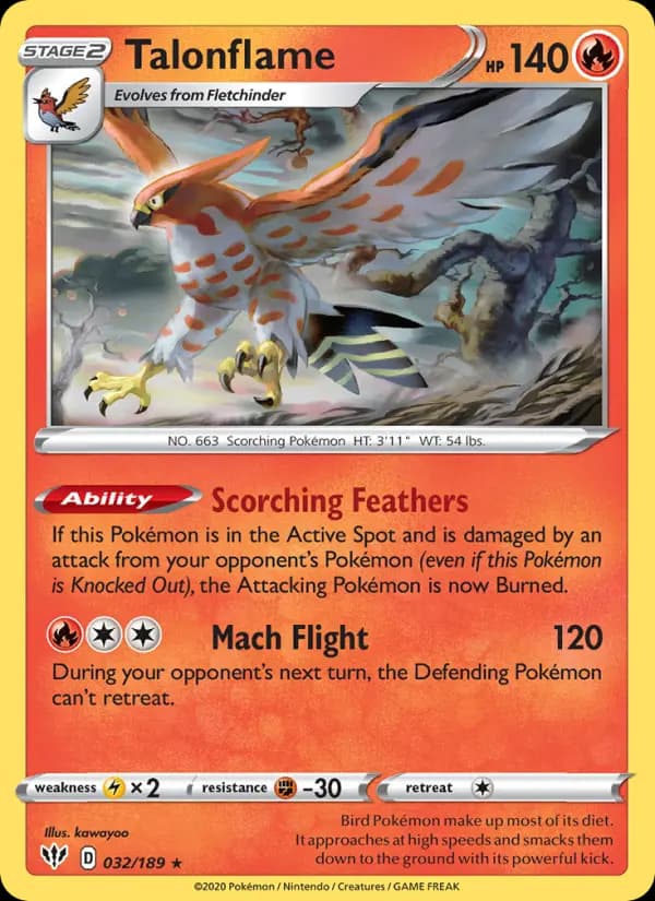 Talonflame #32 — Darkness Ablaze