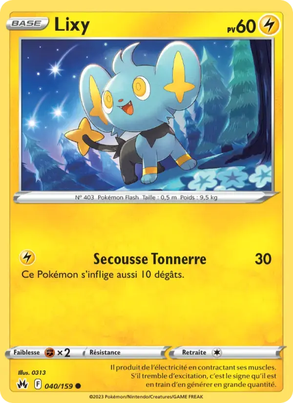 Carte Pokémon Lixy #040 — Zénith Suprême