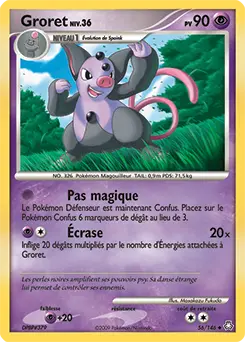 Carte Pokémon Groret #56 — Éveil des Légendes