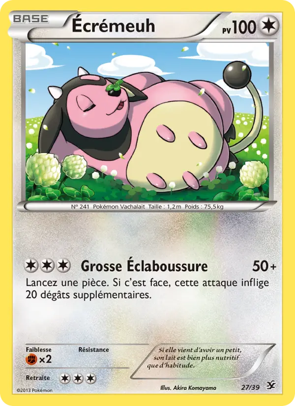 Carte Pokémon Écrémeuh #27 — Bienvenue à Kalos