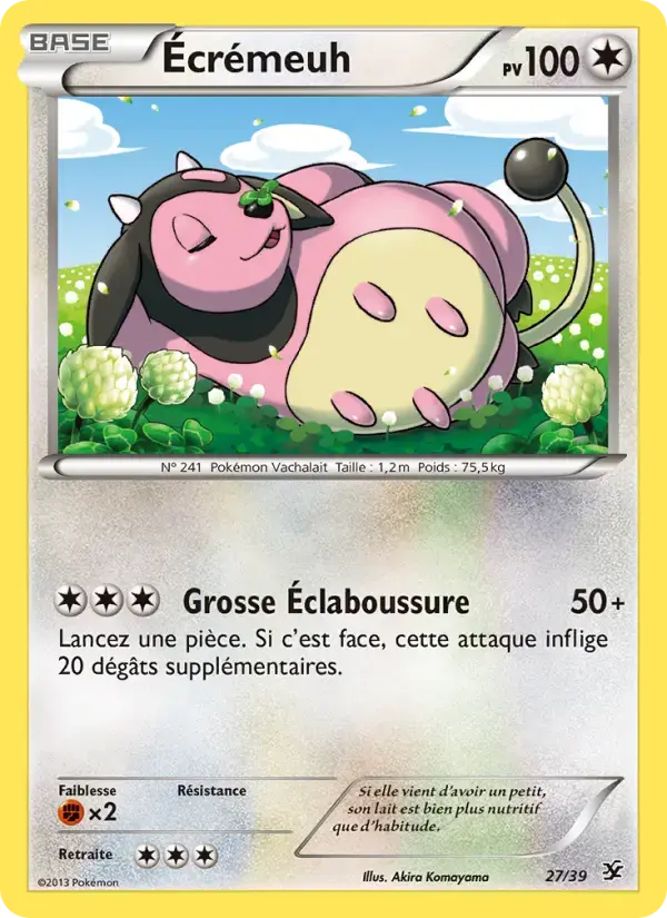 Carte Pokémon Écrémeuh #27 — Bienvenue à Kalos
