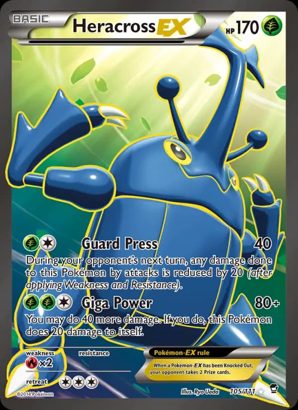Heracross EX #105 — Furious Fists