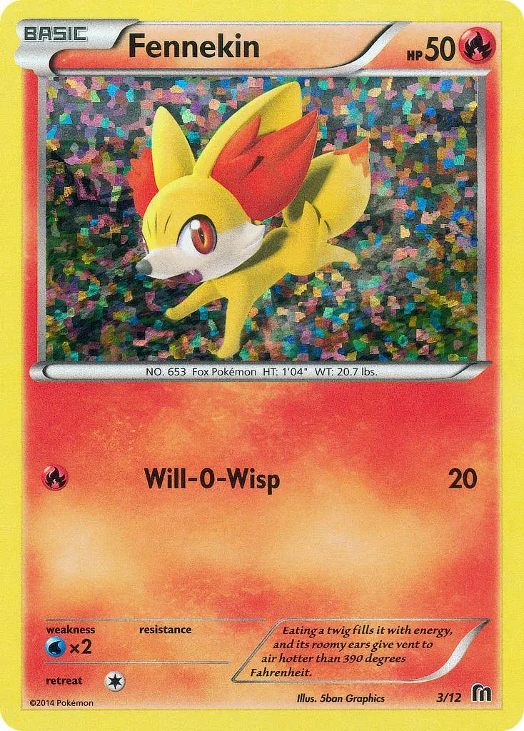Carte Pokémon Feunnec #3 — 2016 Promo McDonald's
