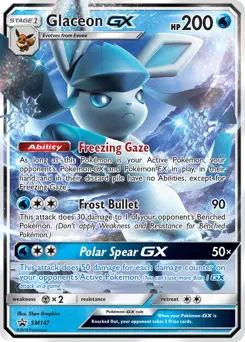 Glaceon GX #SM147 — Sun & Moon Promos