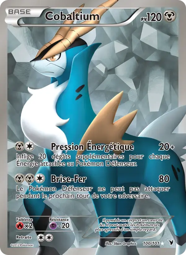 Carte Pokémon Cobaltium #100 — Nobles Victoires