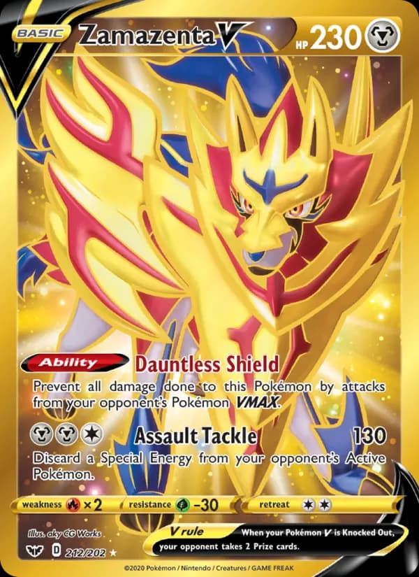 Zamazenta V #212 — Sword & Shield