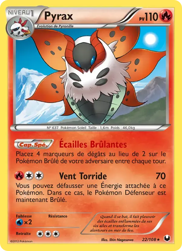 Carte Pokémon Pyrax #22 — Explorateurs Obscurs