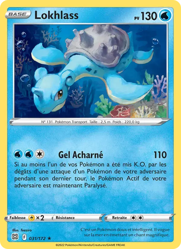 Carte Pokémon Lokhlass #031 — Stars Étincelantes