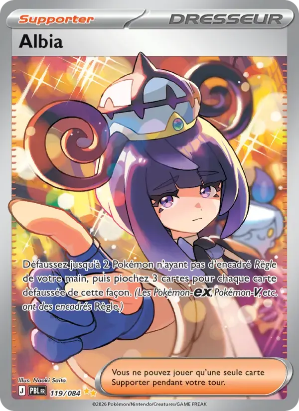 Carte Pokémon Albia #119 — Nuit Noire