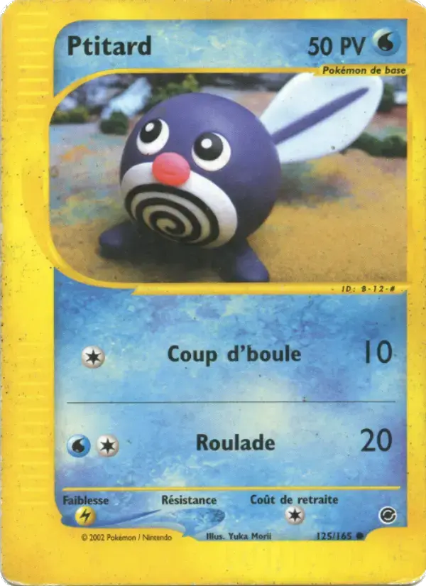 Carte Pokémon Ptitard #125 — Expédition