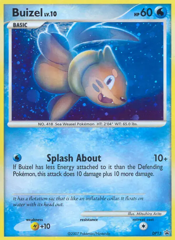 Carte Pokémon Mustébouée #DP13 — Promos Diamant et Perle