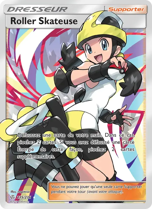Carte Pokémon Roller Skateuse #235 — Éclipse Cosmique