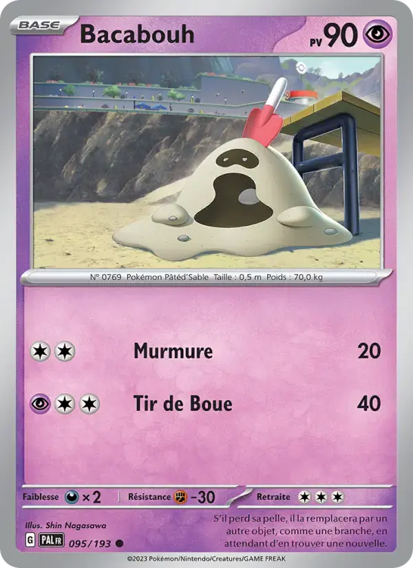Carte Pokémon Bacabouh #095 — Évolutions à Paldea