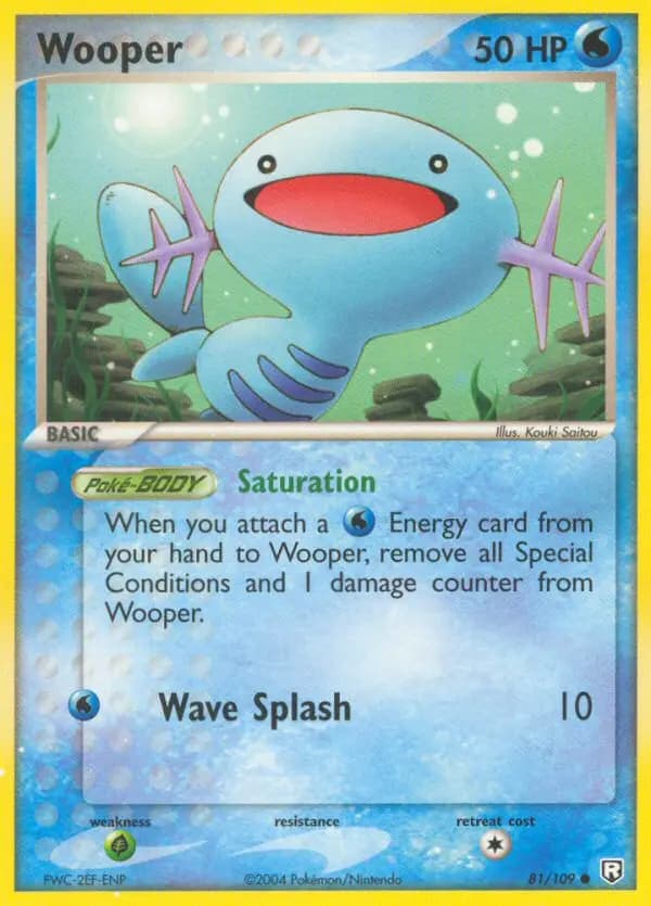 Wooper #81 — EX Team Rocket Returns