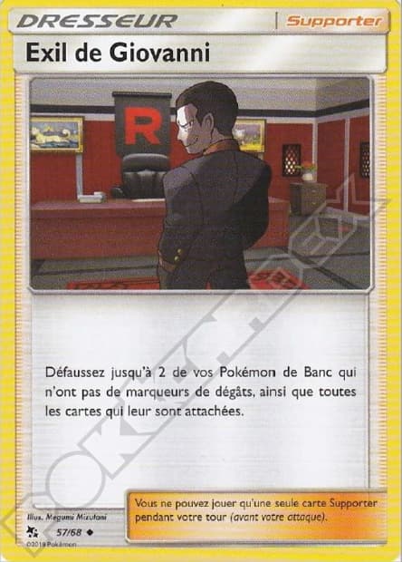 Carte Pokémon Exil de Giovanni #57 — Destinées Occultes