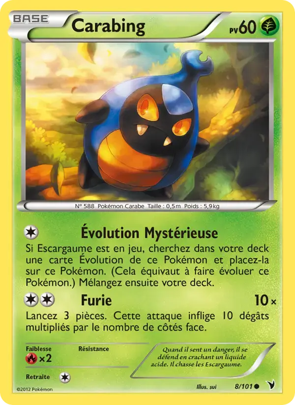 Carte Pokémon Carabing #8 — Nobles Victoires