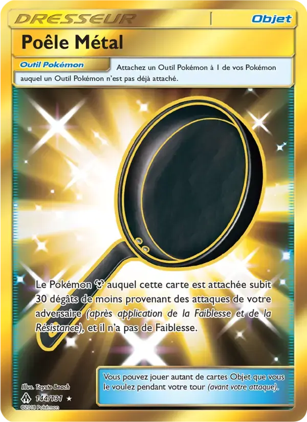 Carte Pokémon Poêle Métal #144 — Lumière Interdite