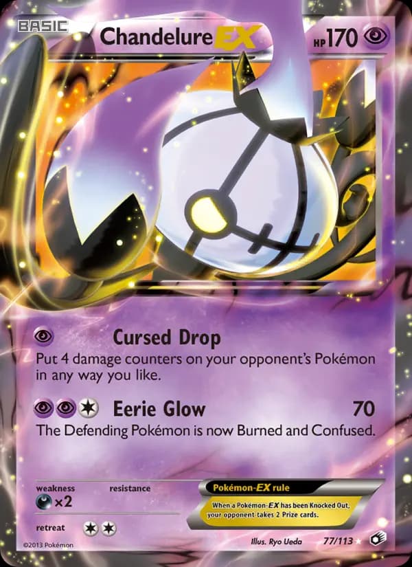 Chandelure-EX #77 — Legendary Treasures
