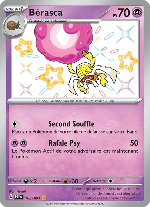 Carte Pokémon Bérasca #163 — Destinées de Paldea