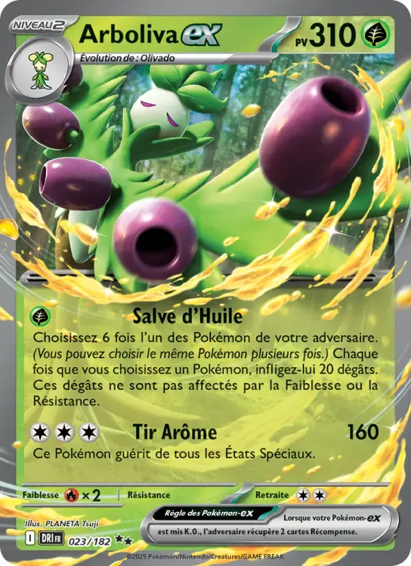 Carte Pokémon Arboliva-ex #023 — Rivalités Destinées