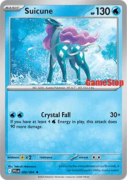 Suicune #026 GameStop — Phantasmal Flames