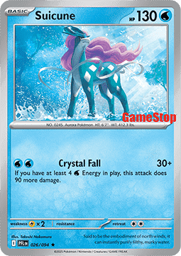 Suicune #026 GameStop — Phantasmal Flames