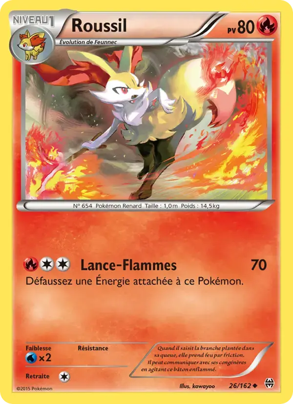 Carte Pokémon Roussil #26 — Impulsion Turbo
