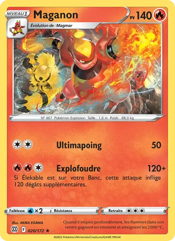 Carte Pokémon Maganon #020 — Stars Étincelantes