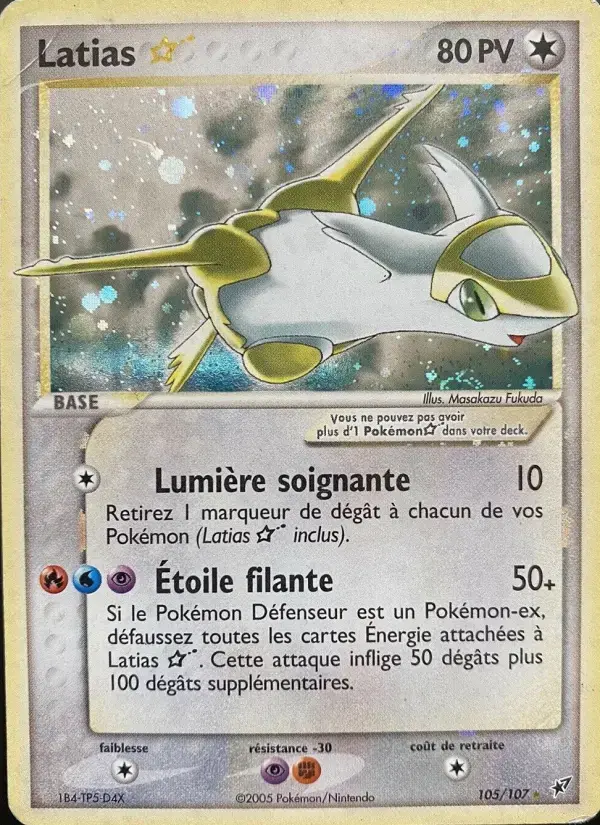 Carte Pokémon Latias ☆ #105 — Deoxys