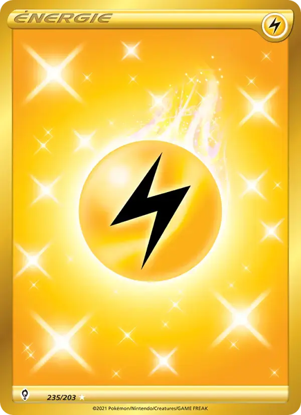 Carte Pokémon Énergie Electrik #235 — Évolution Céleste
