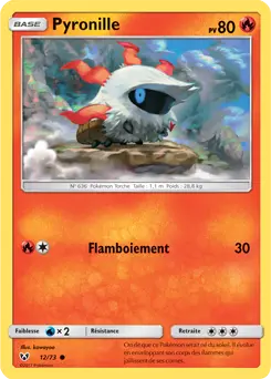 Carte Pokémon Pyronille #12 — Légendes Brillantes