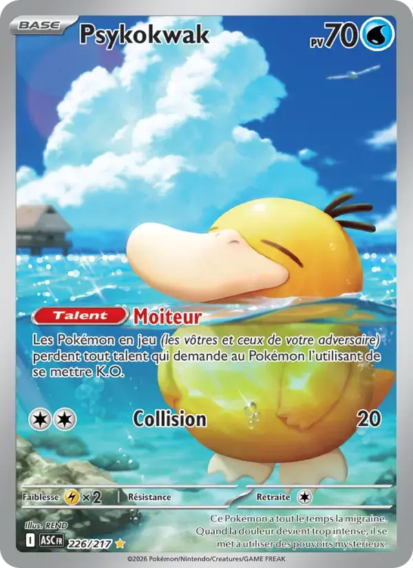 Carte Pokémon Psykokwak #226 — Héros Transcendants