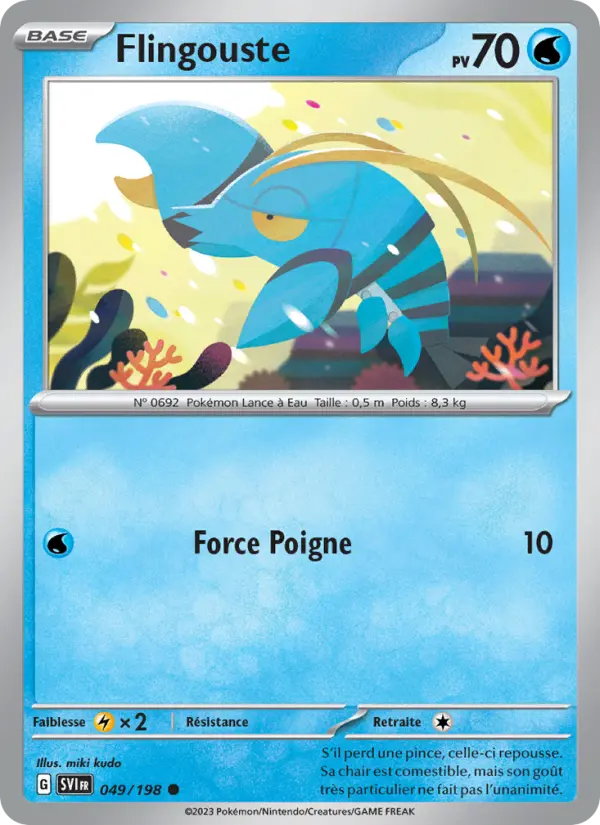 Carte Pokémon Flingouste #049 — Écarlate et Violet