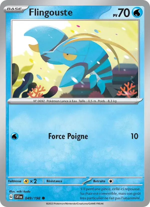 Carte Pokémon Flingouste #049 — Écarlate et Violet