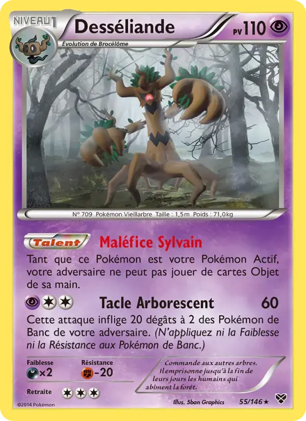 Carte Pokémon Desséliande #55 — XY