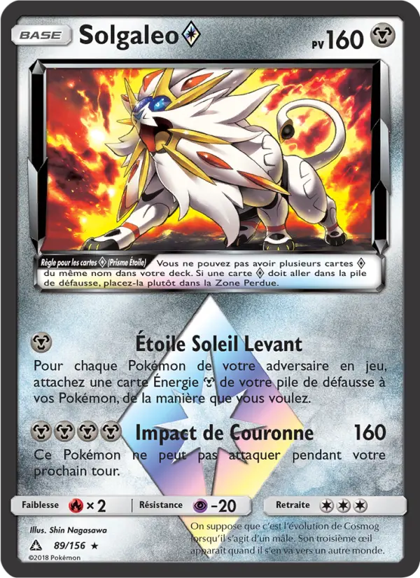 Carte Pokémon Solgaleo ◇ #89 — Ultra-Prisme