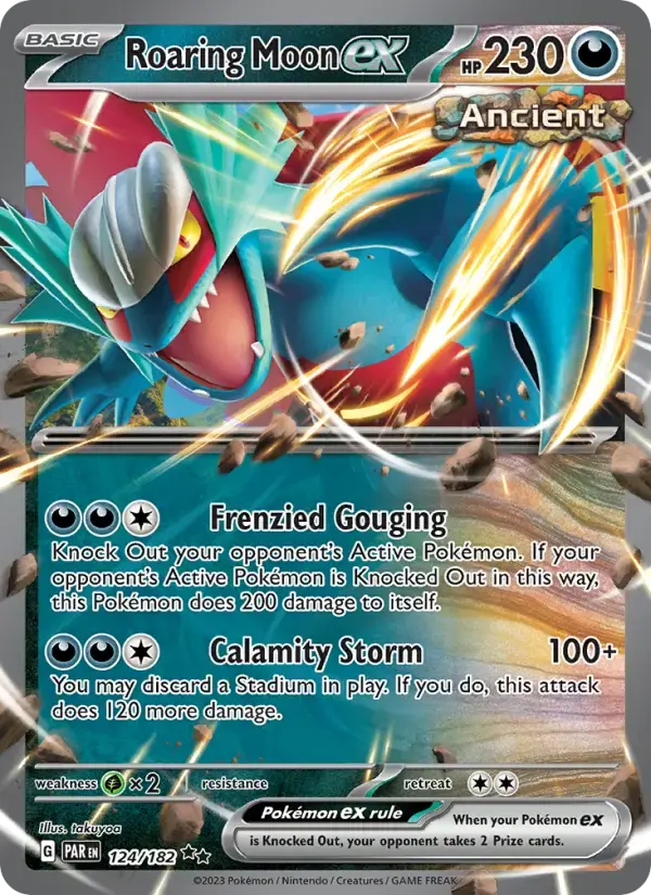 Roaring Moon ex #124 — Paradox Rift