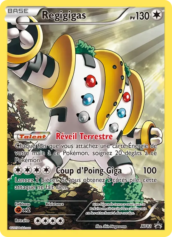 Carte Pokémon Regigigas #XY82 — Promos X&Y
