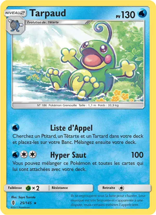 Carte Pokémon Tarpaud #25 — Gardiens Ascendants