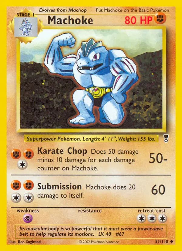 Machoke #51 — Legendary Collection