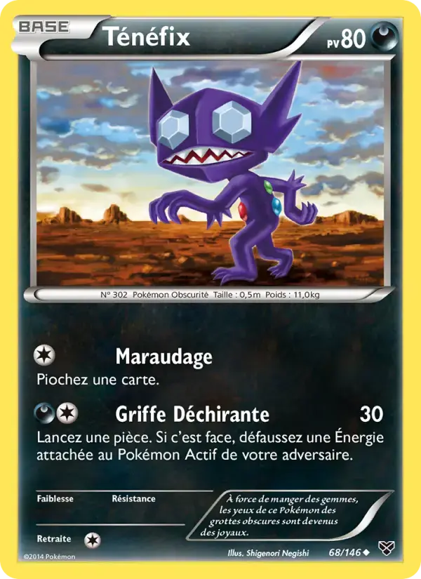 Carte Pokémon Ténéfix #68 — XY