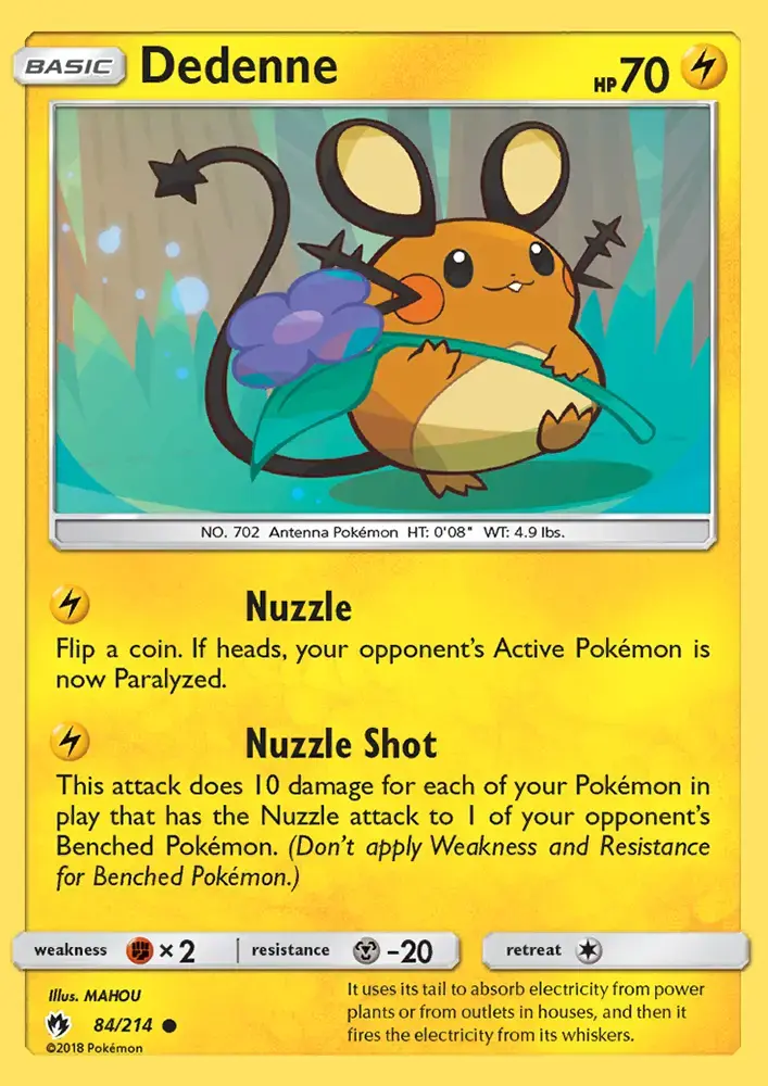 Dedenne #84 — Lost Thunder