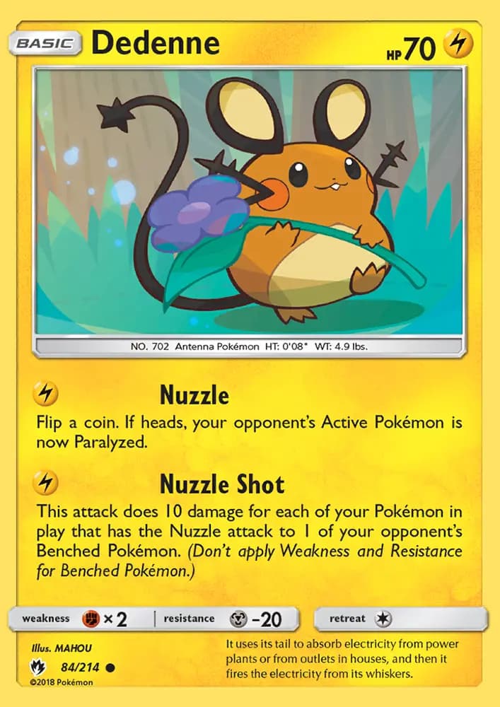 Dedenne #84 — Lost Thunder