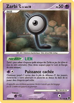 Carte Pokémon Zarbi L #91 — Duels au Sommet