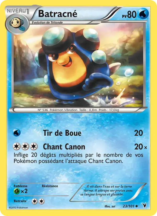 Carte Pokémon Batracné #23 — Nobles Victoires
