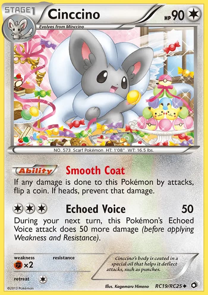 Cinccino #RC19 — Legendary Treasures