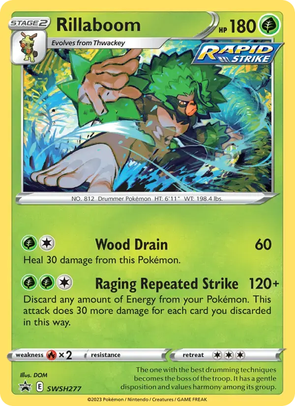 Rillaboom #SWSH277 — Sword & Shield Promos