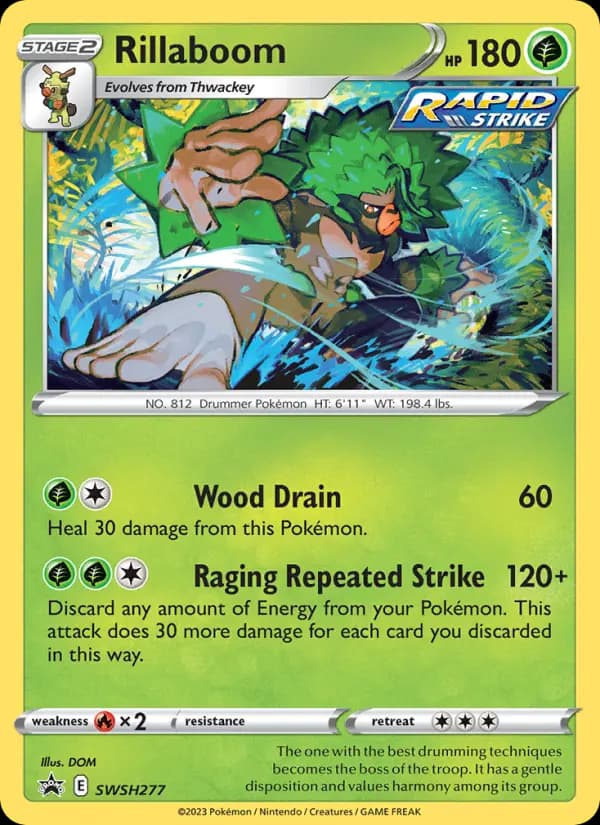 Rillaboom #SWSH277 — Sword & Shield Promos